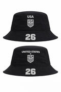 USA bucket-hat (monochrome)